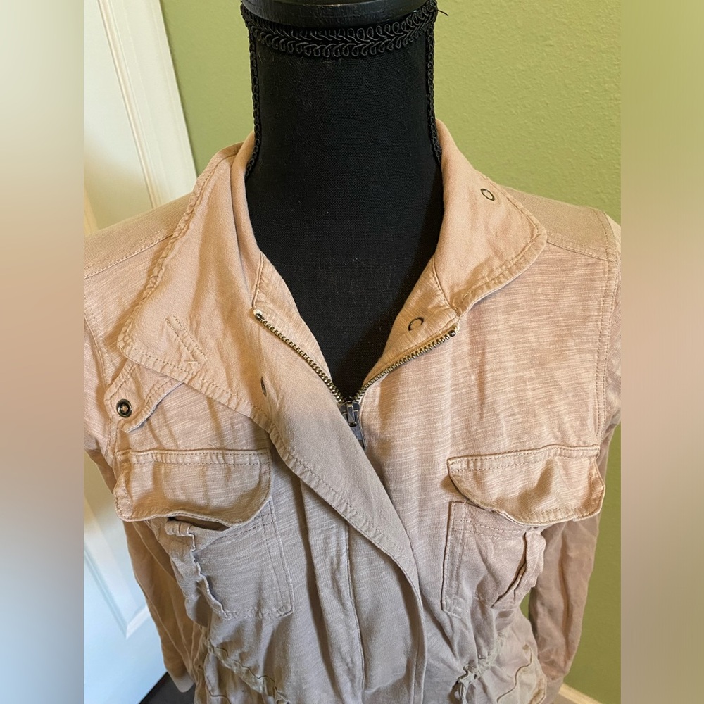 J. Crew Tan Utility Jacket - Picture 3 of 8